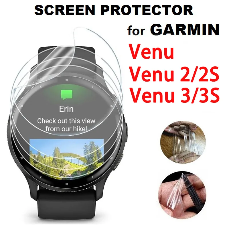 Hydrogel Screen Protector - Película de hidrogel para Garmin Venu
