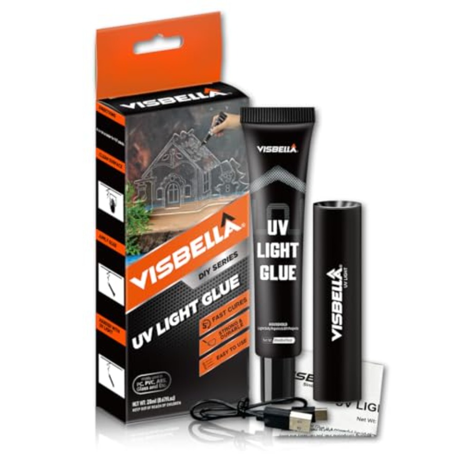 Liquid Uv Glue Kit - Kit de Resina Adhesiva con Luz
