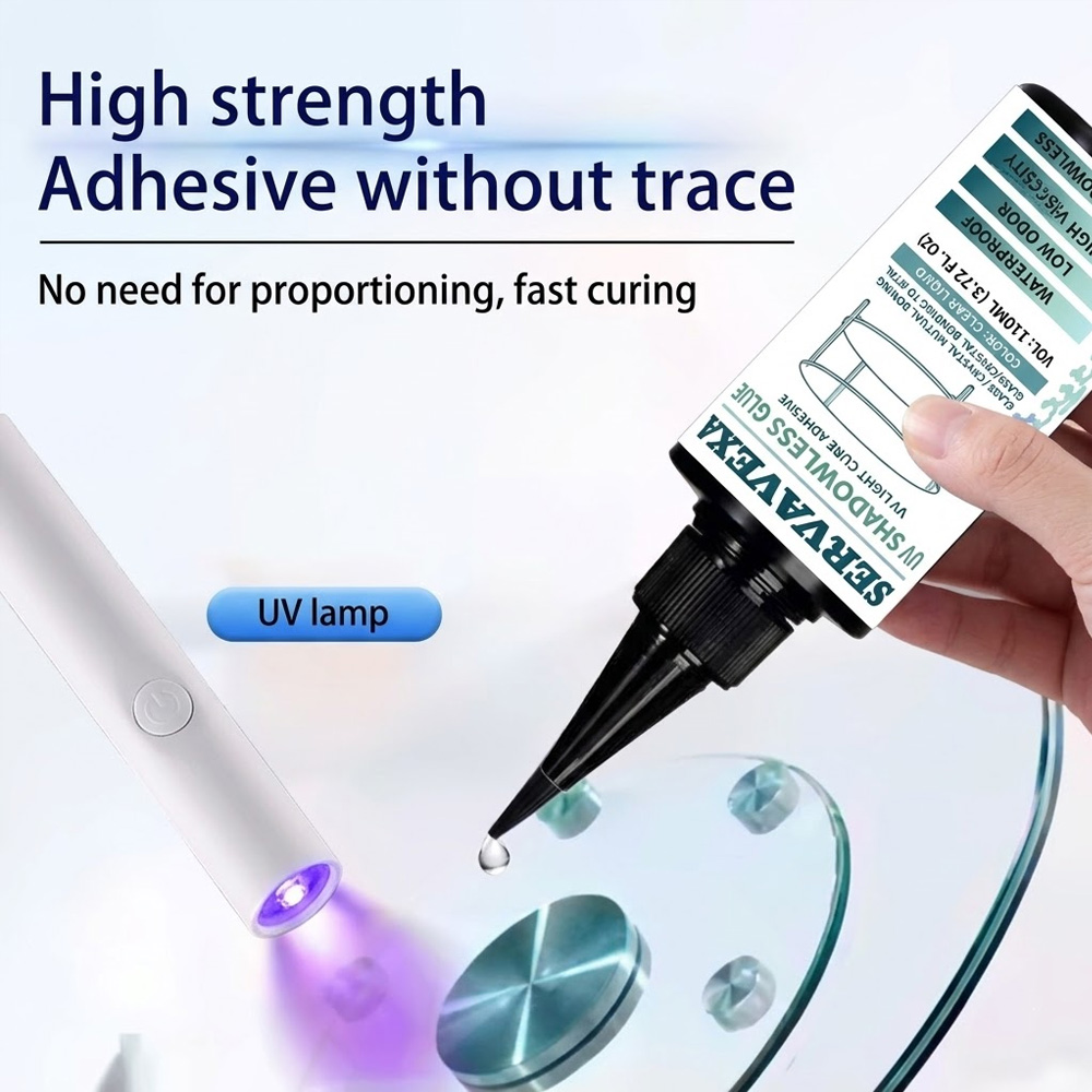 Liquid Uv Glue Kit - Kit de Pegamento UV Transparente de