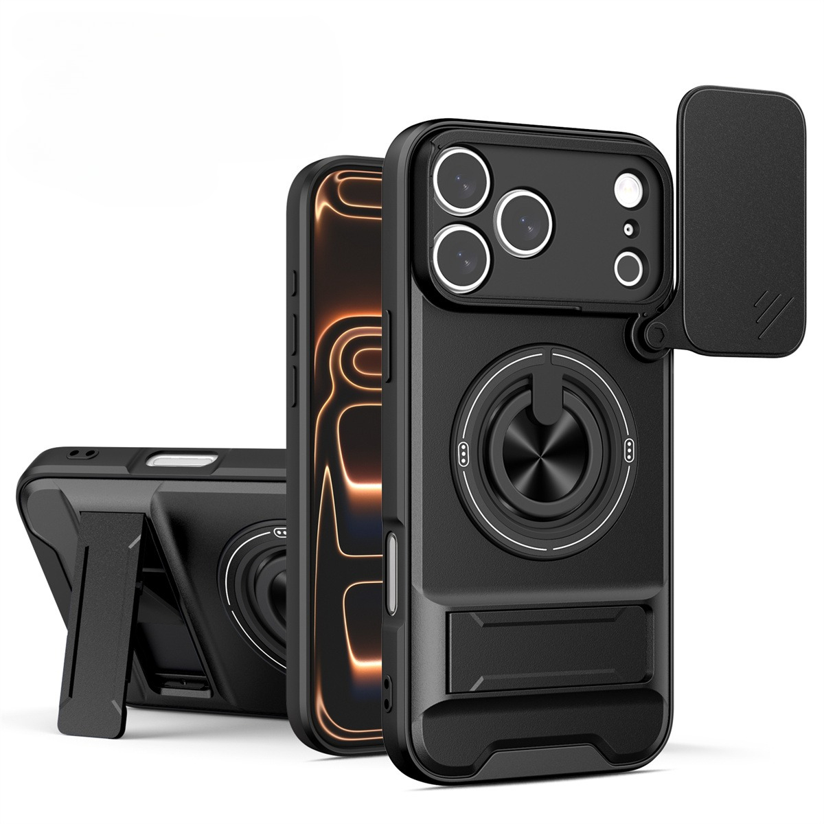 Funda de teléfono magnética pa - Camera Lens Protector reseña y precio