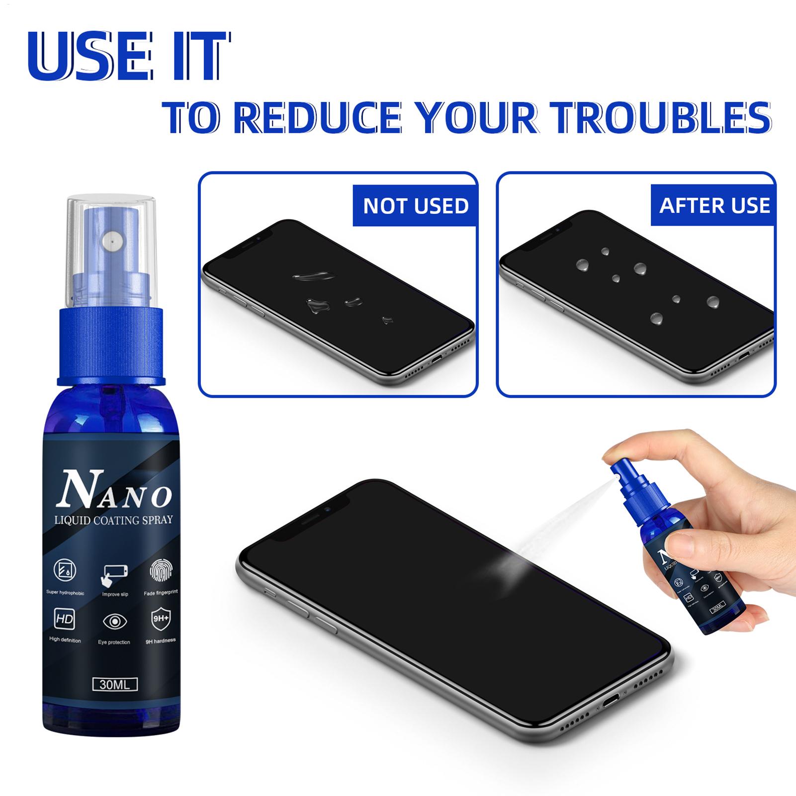 Spray Protector de Pantalla de - Oleophobic Coating Spray reseña y precio