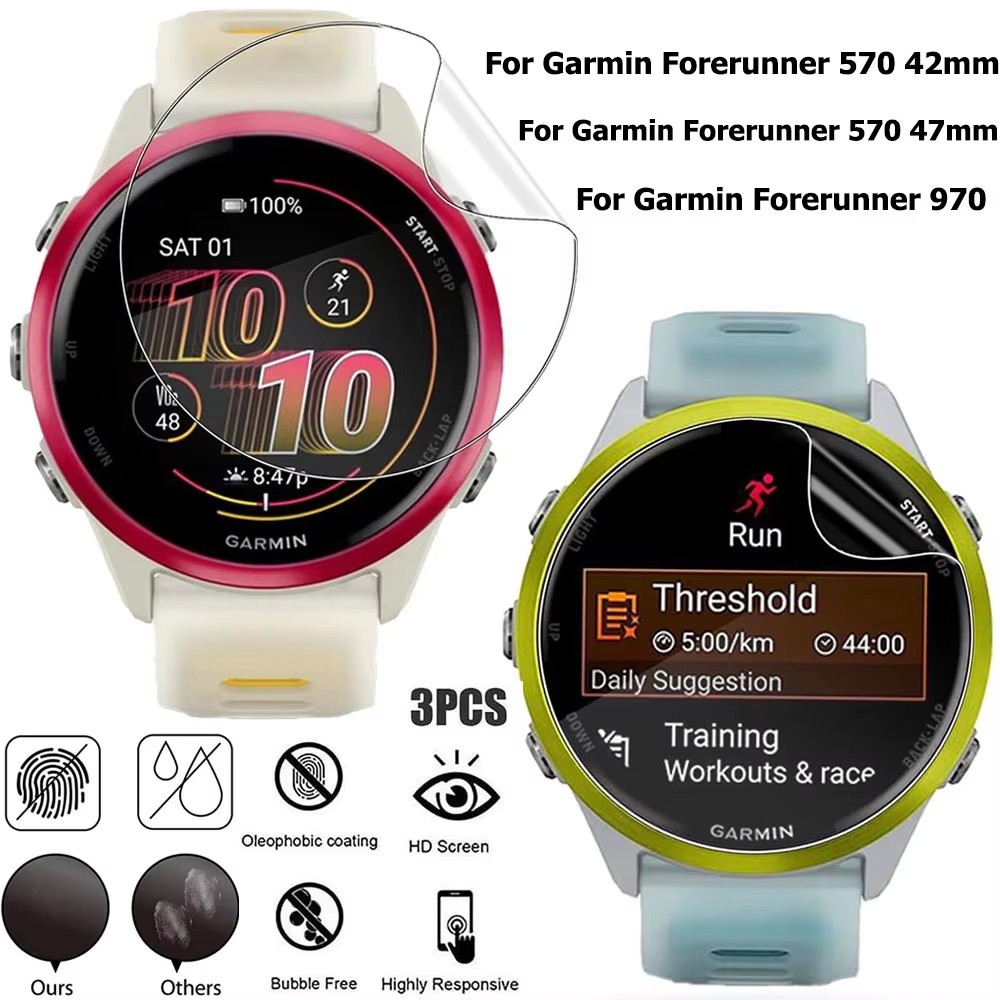 Película de hidrogel para relo - Smartwatch Screen Film reseña y precio