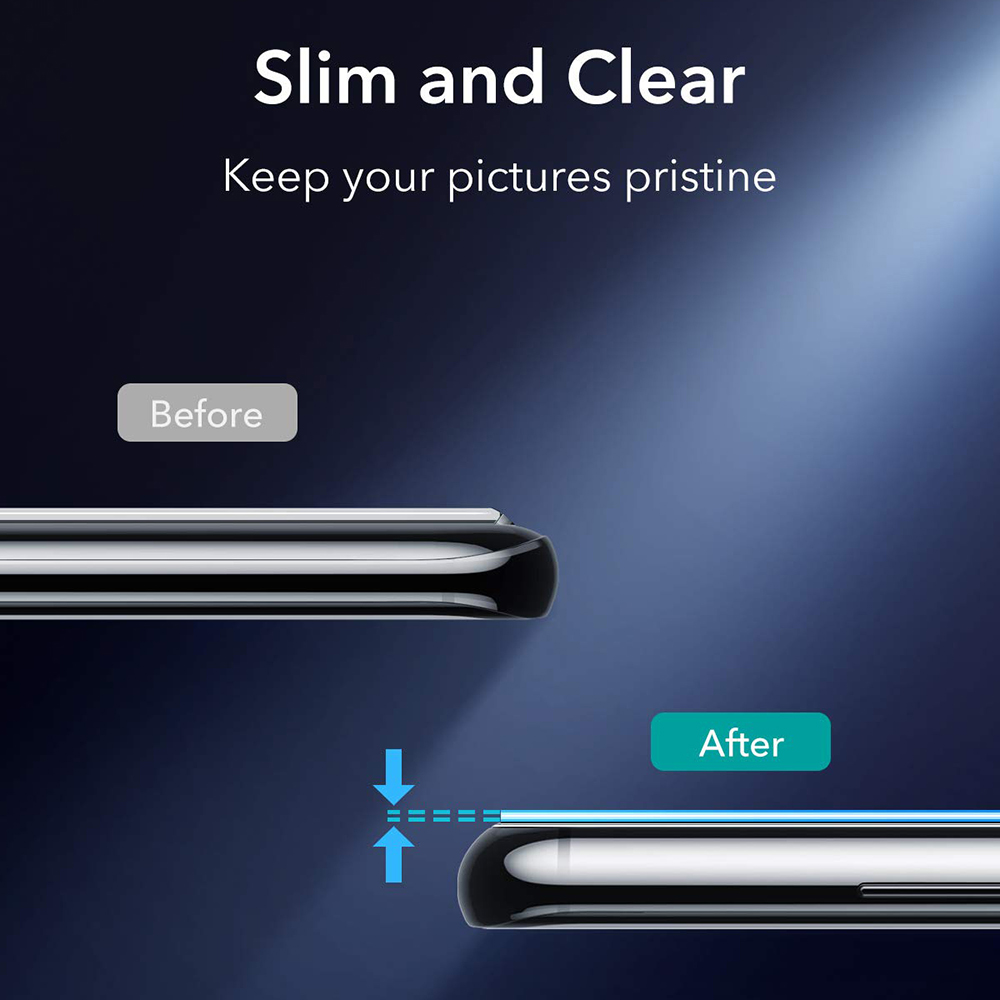 Protector de lente de cámara 9 - Tempered Glass Screen 9H reseña y precio