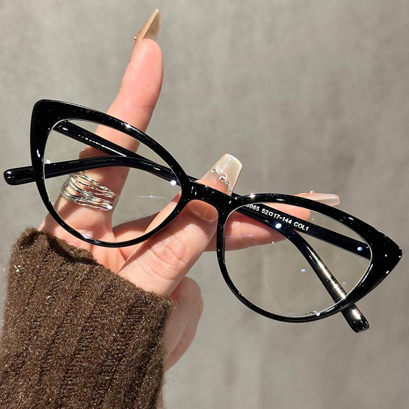 Gafas pequeñas con forma de oj - Anti Blue Light Film reseña y precio