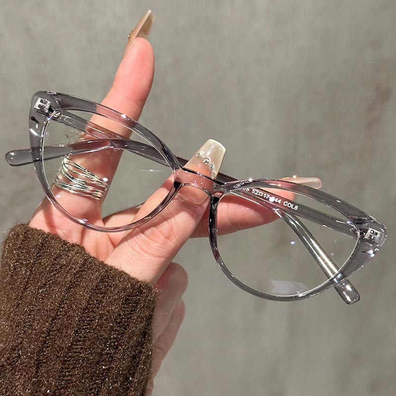 Gafas pequeñas con forma de oj - Anti Blue Light Film reseña y precio