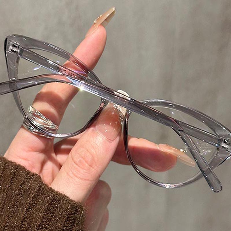 Gafas pequeñas con forma de oj - Anti Blue Light Film reseña y precio