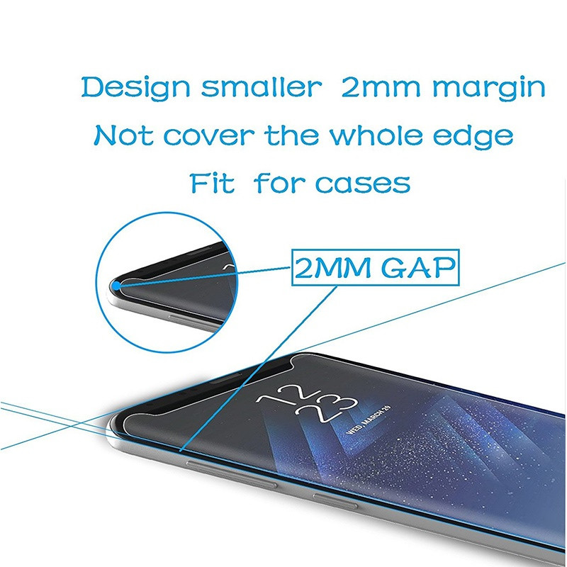Vidrio templado de borde curvo - Curved Edge Screen reseña y precio