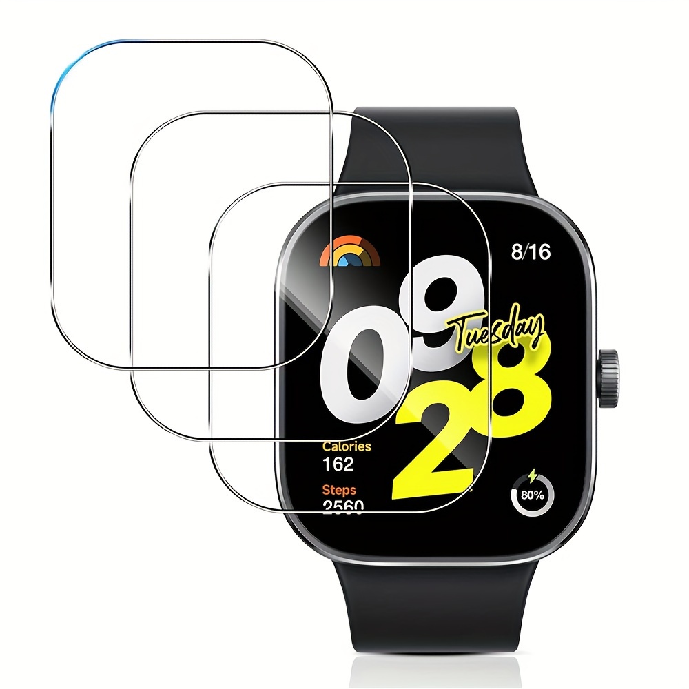 3-5 piezas de vidrio templado  - Smartwatch Screen Film reseña y precio