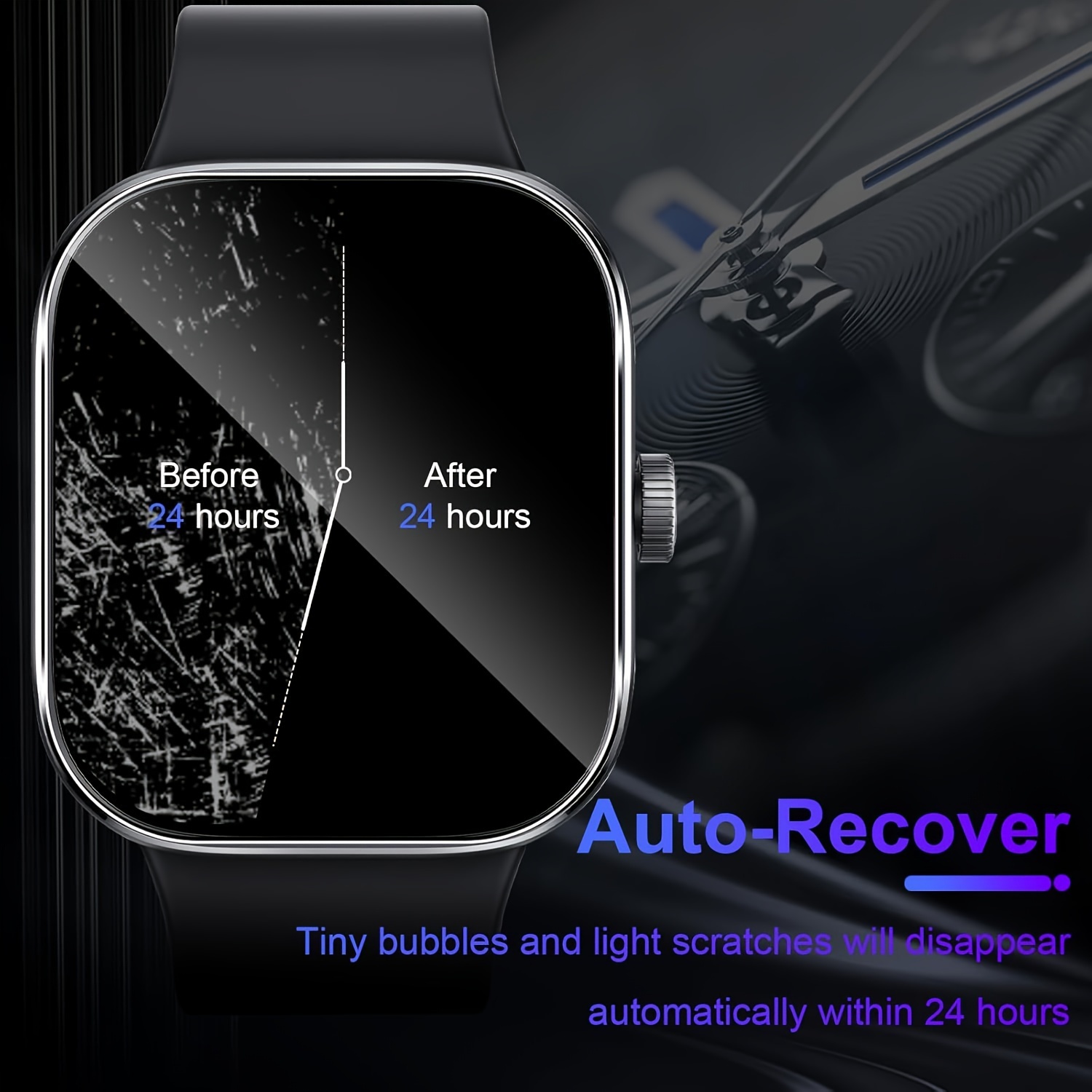 3-5 piezas de vidrio templado  - Smartwatch Screen Film reseña y precio