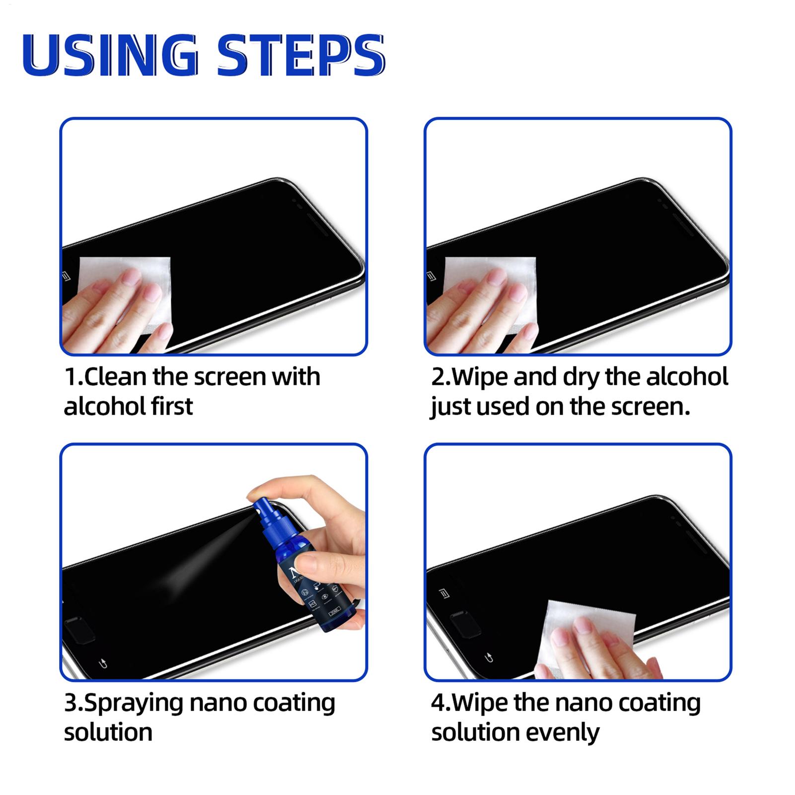 Protector de pantalla en aeros - Oleophobic Coating Spray reseña y precio