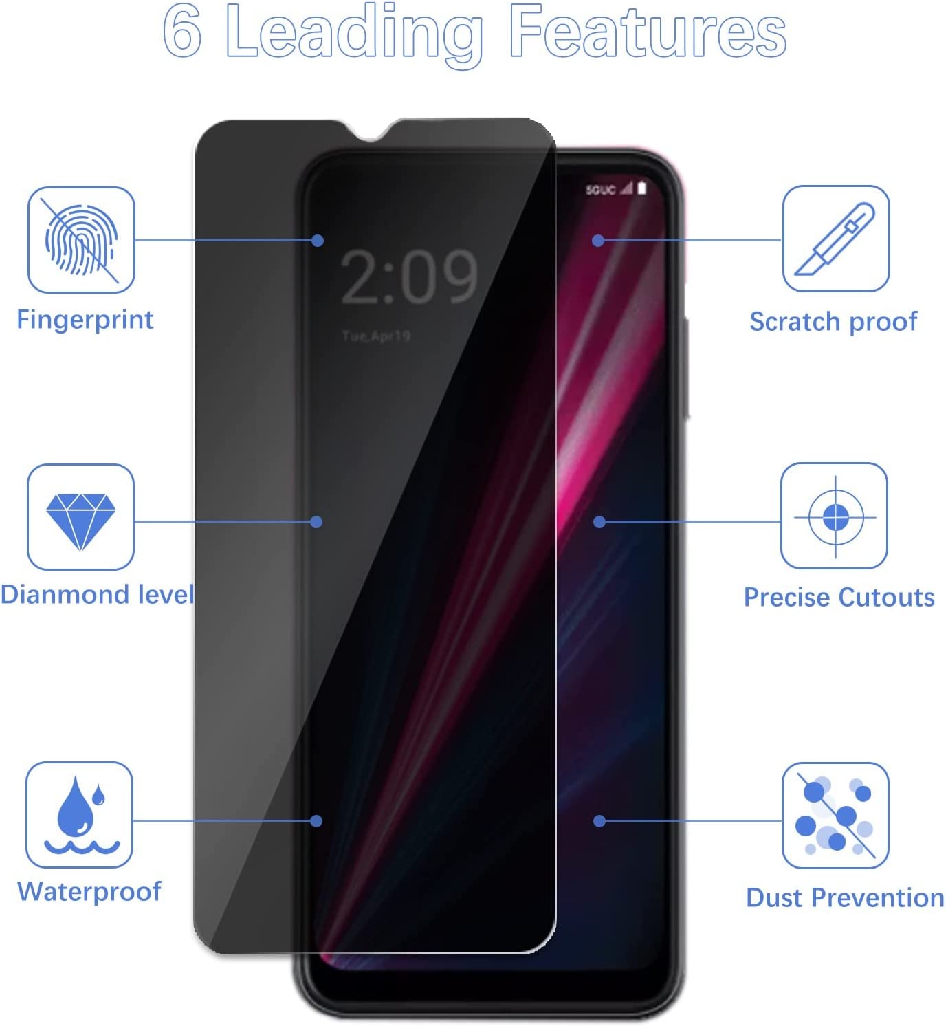 Filtro de privacidad para TCL  - Privacy Filter 2Pack reseña y precio