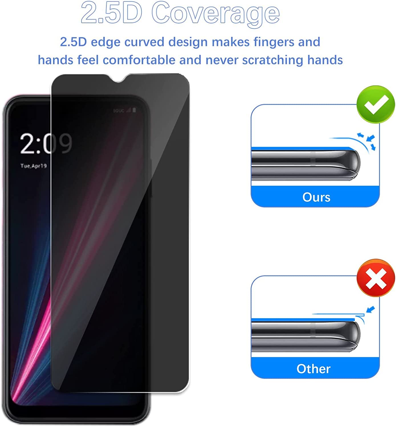 Filtro de privacidad para TCL  - Privacy Filter 2Pack reseña y precio