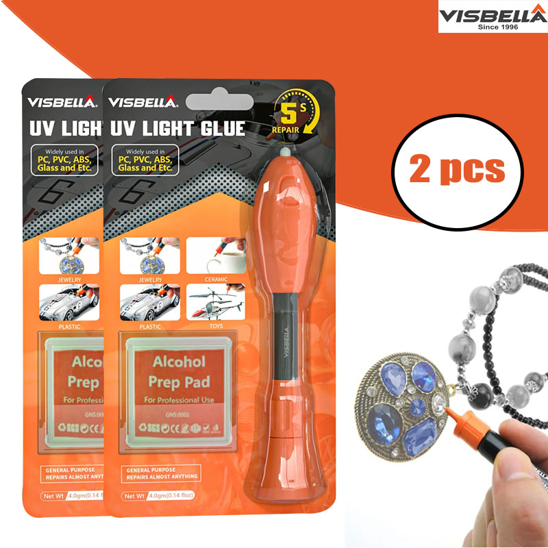 Visbella-lápiz de pegamento co - Liquid Uv Glue Kit reseña y precio
