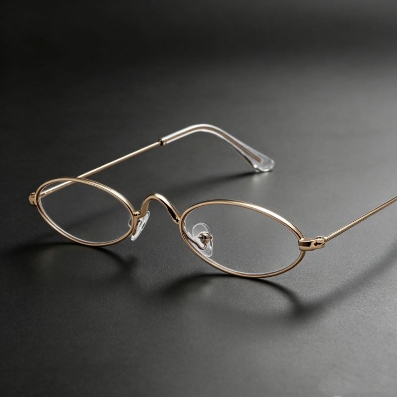Gafas Metálicas Ovaladas Peque - Anti Blue Light Film reseña y precio
