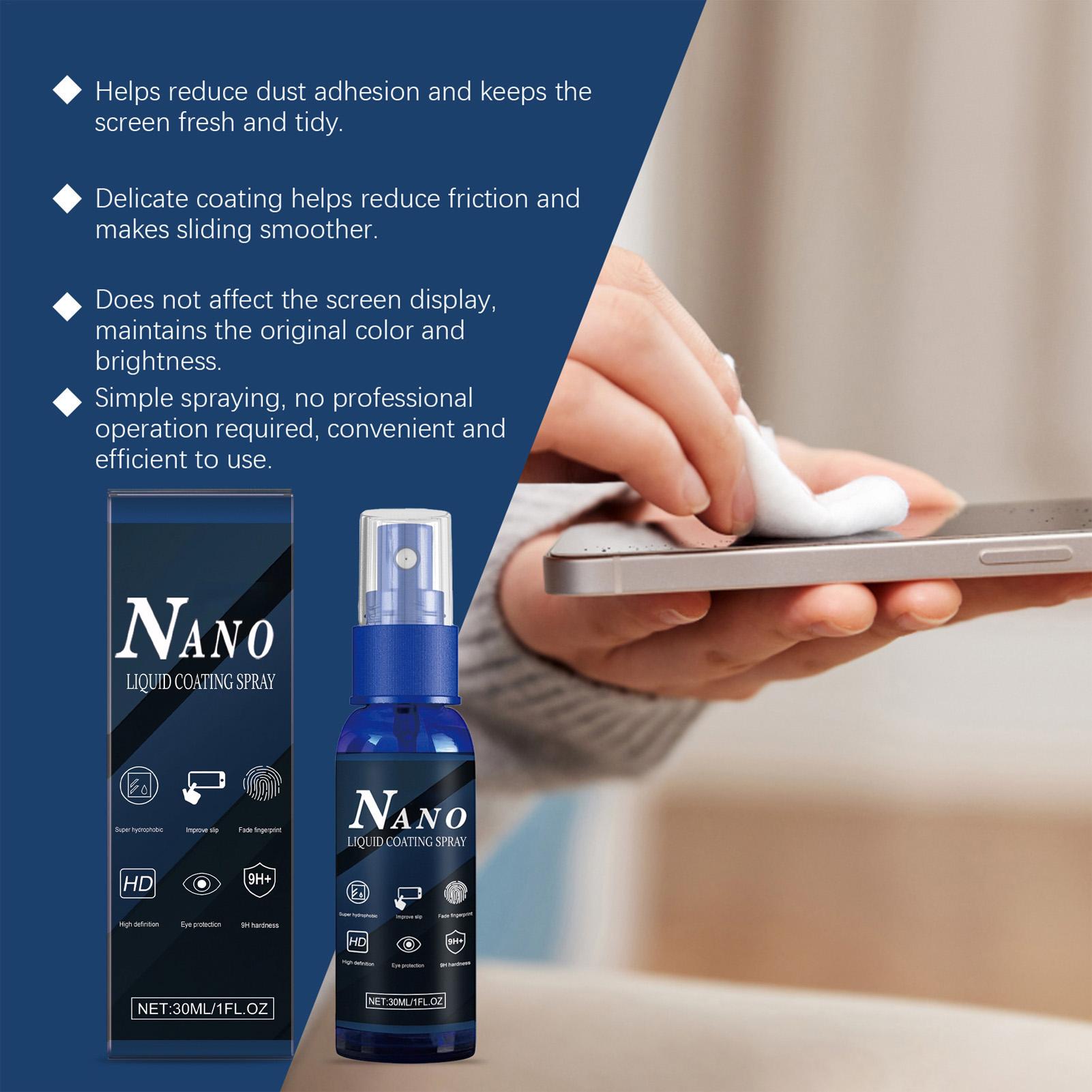 Protector de pantalla con reve - Oleophobic Coating Spray reseña y precio